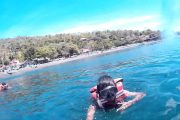 snorkeling in bali - ahmed