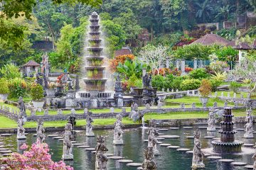 come and see the Tirta Gangga Water Palace in bali