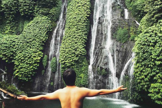 you will be breathless on the banyumala waterfalls bali tour